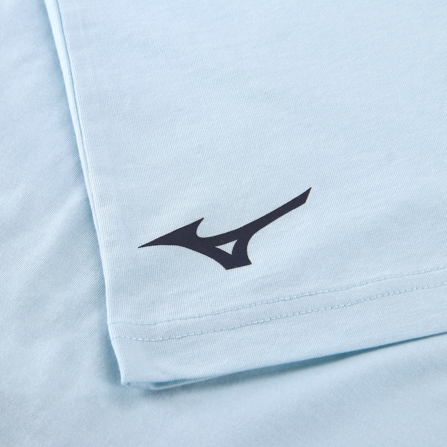 Mizuno S.S. Lazio Cotton T Shirt 3 Ice Blue